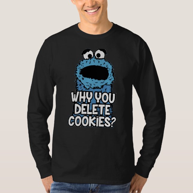 Camiseta Por Que Você Exclui Cookies Random Parody Sarca (Frente)