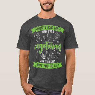 Camiseta Por que você não é vegetariano