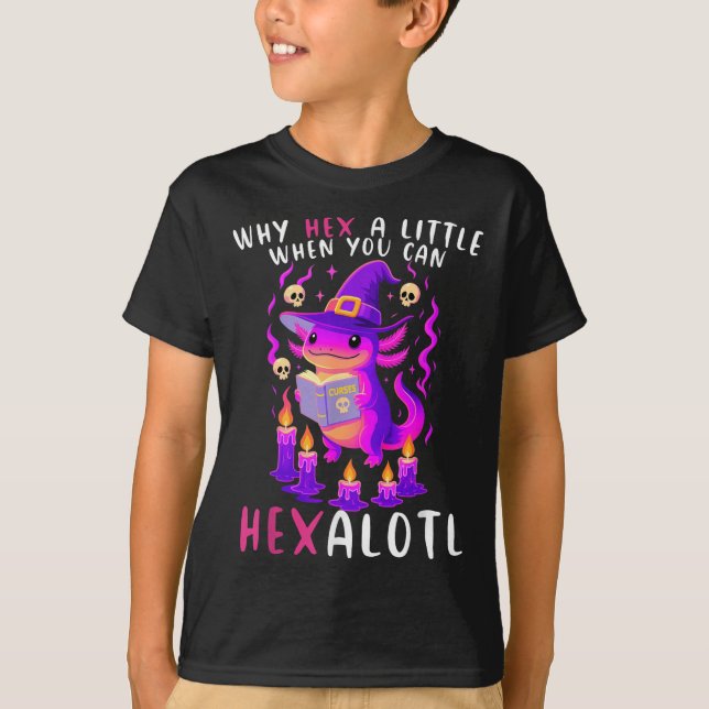 Camiseta Por Que Vomitar Um Pouco Quando U Pode Hexalotl Wi (Frente)