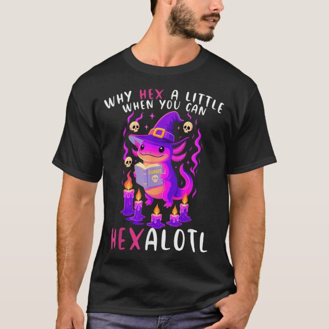 Camiseta Por Que Vomitar Um Pouco Quando U Pode Hexalotl Wi (Frente)