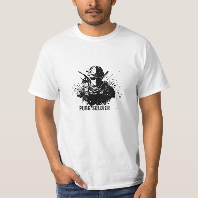 Camiseta Pôr t-shirt de soldado para jogadores (Frente)