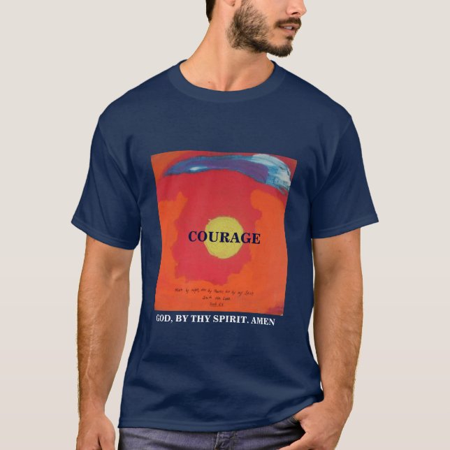 CAMISETA POR THY ESPÍRITO - 1118 - CORAGEM (Frente)