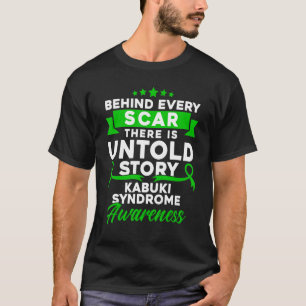 Camiseta Por trás de cada cicatriz Kabuki - Sensibilização
