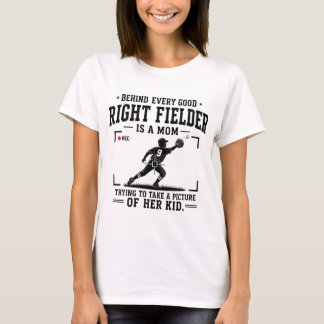 Camiseta Por trás de todo bom campista direito há uma mãe