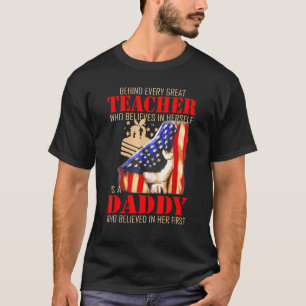 Camiseta Por trás de todo grande professor que acredita em