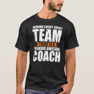 Camiseta Por Trás De Todos Os Treinadores De Treinamento De