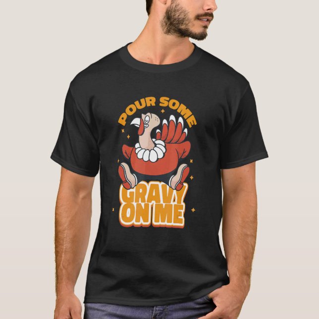 Camiseta Pôr Um Pouco De Gravidade Na Minha Ação De Graças (Frente)