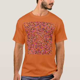 Camiseta porcelana redonda de cor