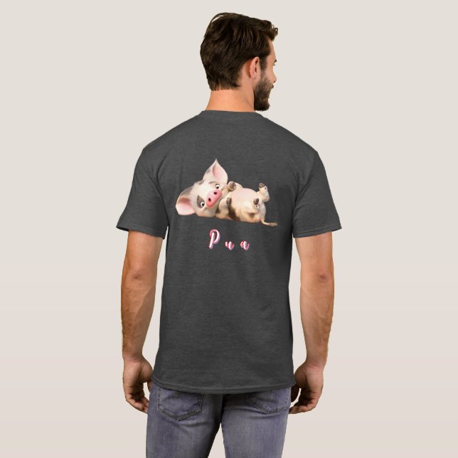 Camiseta Porco (Parte Traseira Completa)