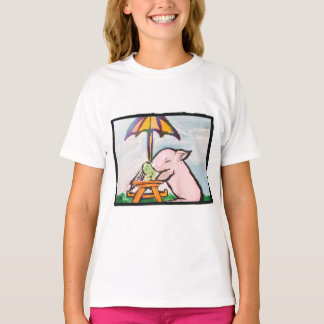 Camiseta porco