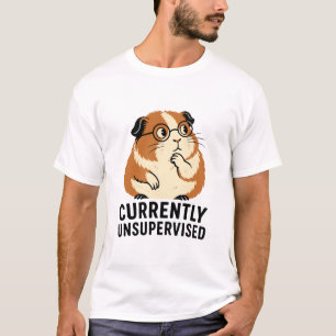 Camiseta Porco da Índia Atualmente Sem Supervisão