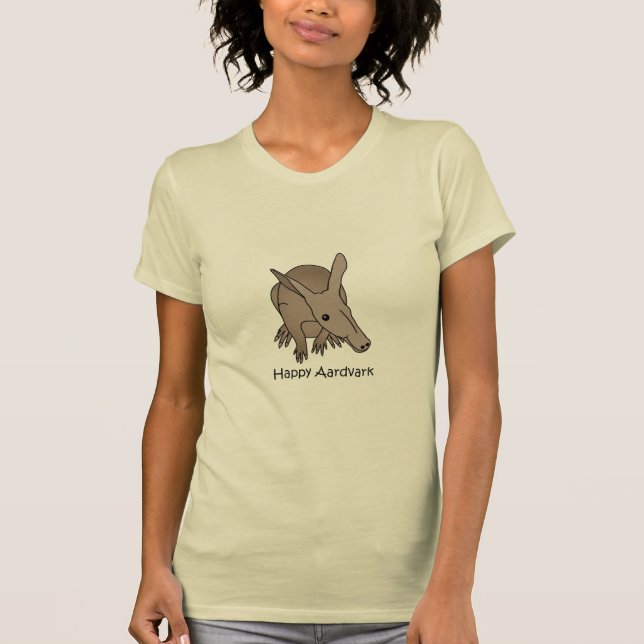 Camiseta Porco-da-terra feliz (Frente)