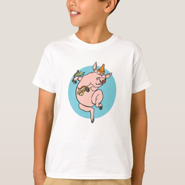 Camiseta Porco dançante (Frente)