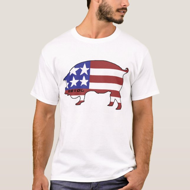 Camiseta Porco de Amerikan (Frente)