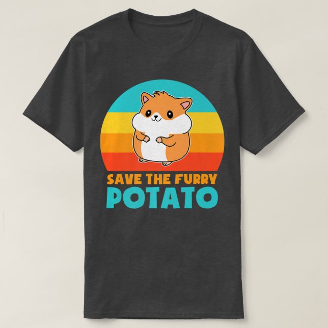 Camiseta Porco de batata (Frente do Design)