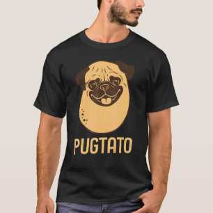 Camiseta Porco de Batata Pug Batata Pug Batata Cão de Batat