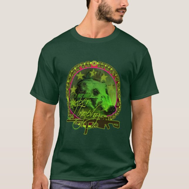Camiseta Porco de Bush (troféu super) (Frente)