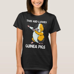Camiseta Porco De Guiné Bonito Para Crianças Raça De Animai