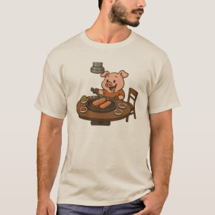 Camiseta Porco do churrasco