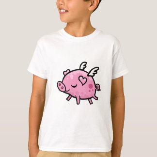 Camiseta Porco do vôo dos desenhos animados