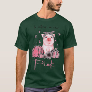 Camiseta Porco Em Outubro Vestimos Alertas De Cancer De Mam