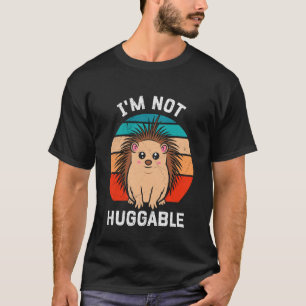 Camiseta Porco-espinho NÃO sou abraçável Porcos-espinhos en
