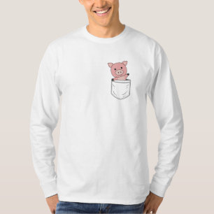 Camiseta Porco Fazenda de porco - Animais da espécie "Cute"