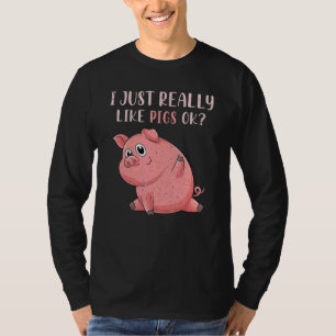Camiseta Porco Fazendeiro Fazenda Animal Porquinho Fofo Por
