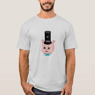 Camiseta Porco Fofo de Moda