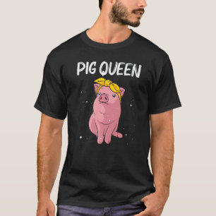 Camiseta Porco Gelado Para Mulheres Meninas Mamãe Porqueiro