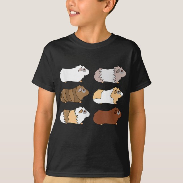Camiseta Porco-guineal | Love Guiné Pig Wheek Feed Me (Frente)