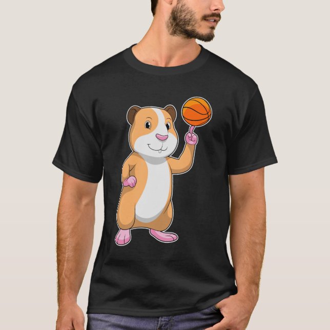 Camiseta Porco-guineense como jogador de basquetebol.pn (Frente)