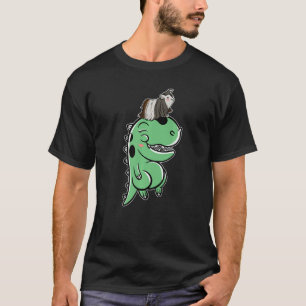 Camiseta Porco-guineense Na Porca Do Dinossauro