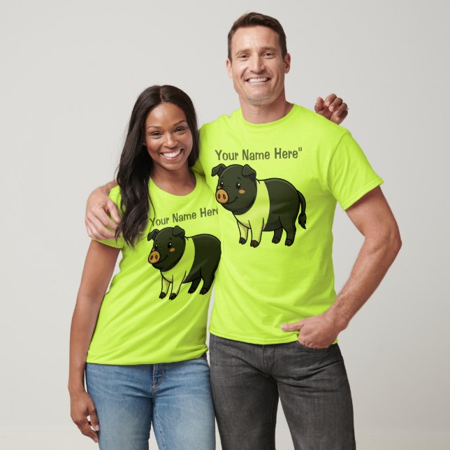 Camiseta porco Hampshire (Unissex)