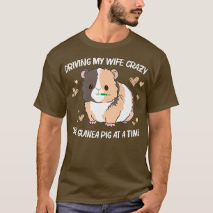 Camiseta Porco legal Para Homens Pai Roda Fluffy Cavy Pet