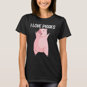 Camiseta Porco legal Para Homens Porquinhos Porquinhos