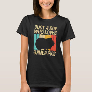 Camiseta Porco legal Para Meninos Cavy Pet Rodent