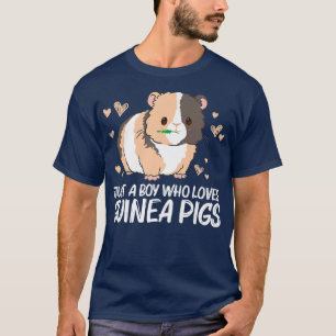 Camiseta Porco legal Para Meninos Roda Fluffy Cavy Pe
