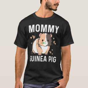 Camiseta Porco legal Para Mulheres Mãe Roda Fluffy Cavy Pe