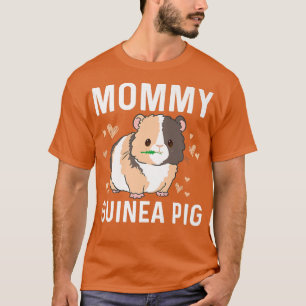 Camiseta Porco legal Para Mulheres Mãe Roda Fluffy Cavy Pe