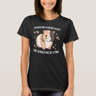 Camiseta Porco legal Para Mulheres Mãe Roda Fluffy Cavy Pe