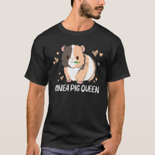 Camiseta Porco legal Para Mulheres Mãe Roda Fluffy Cavy Pe