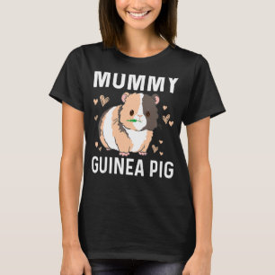 Camiseta Porco legal Para Mulheres Mãe Roda Fluffy Cavy Pe
