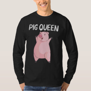 Camiseta Porco Legal Para Mulheres Mãe Suína Javali Porco F