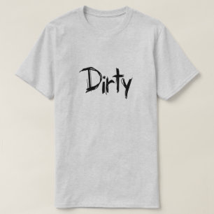 Camiseta Porco leitão Piggish sujo sujo da caneta de porco