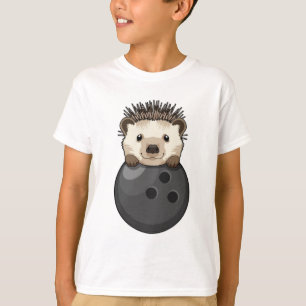 Camiseta Porco na Boliche com Bola de boliche