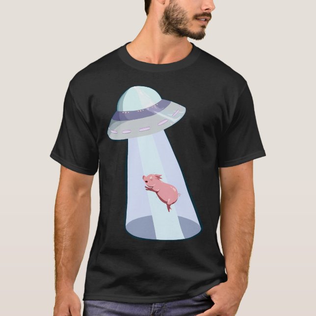 Camiseta Porco no Espaço (Frente)