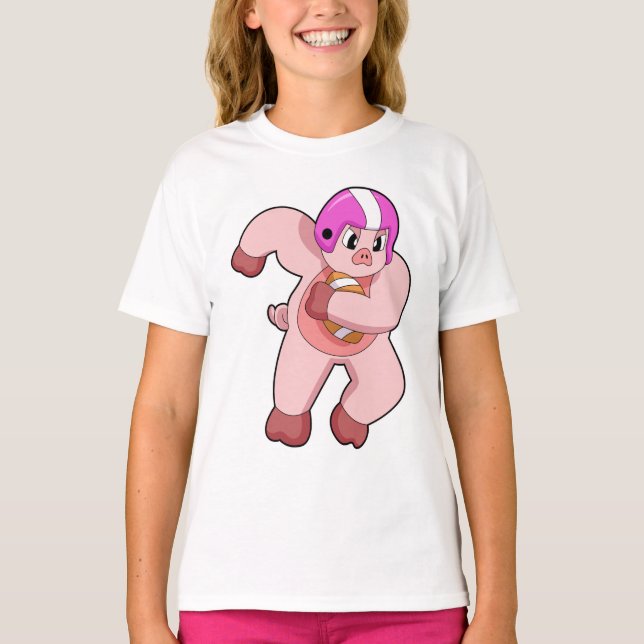 Camiseta Porco no futebol (Frente)