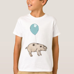 Camiseta Porco num balão