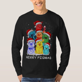 Camiseta Porco Ornament Decoração da Árvore de Natal Pigma